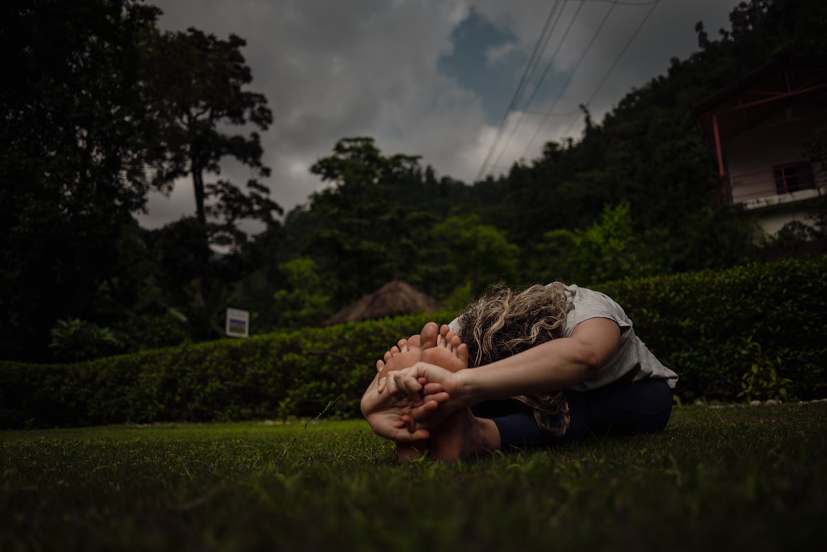 Child's Pose for back relief